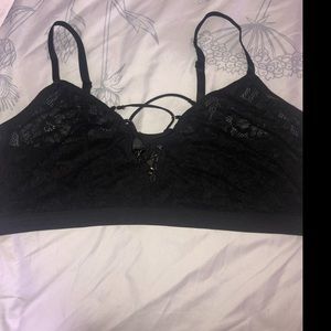 Lace/ Lace up Bralette